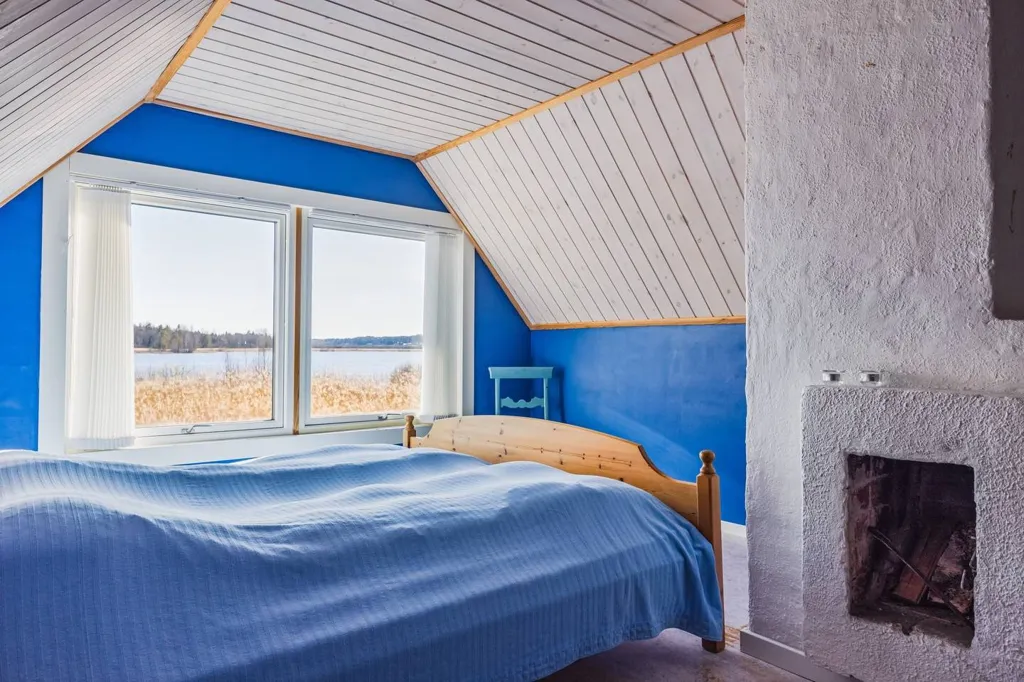 Bedrooms - Cottage with Private Beachfront near Gävle