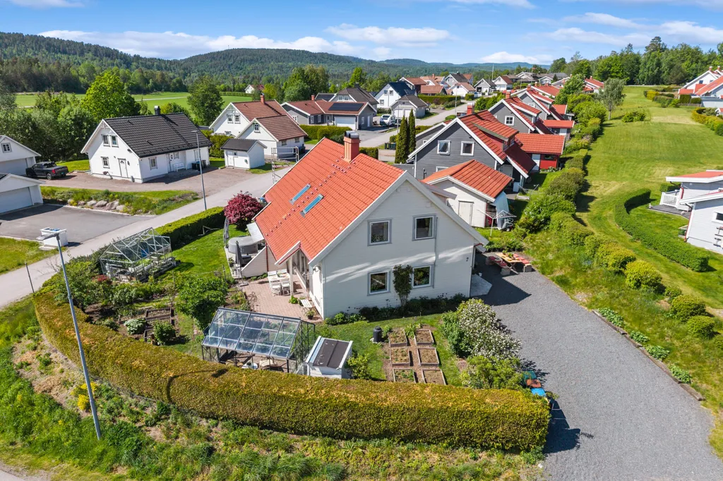 Vista aerea - Semi-detached House with Garden in Andebu