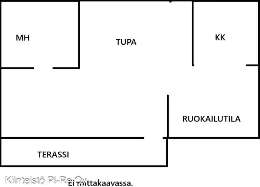 Plan - Cottage with Lake View in Särkijärvi
