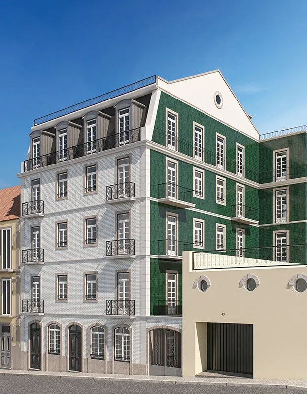 New Build Apartment with Pool in Intendente, Lisbon