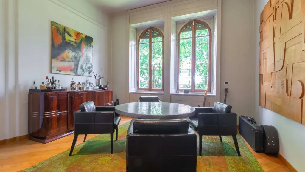 Dining Room - 1920s Villa with Garden in Vigevano Centre
