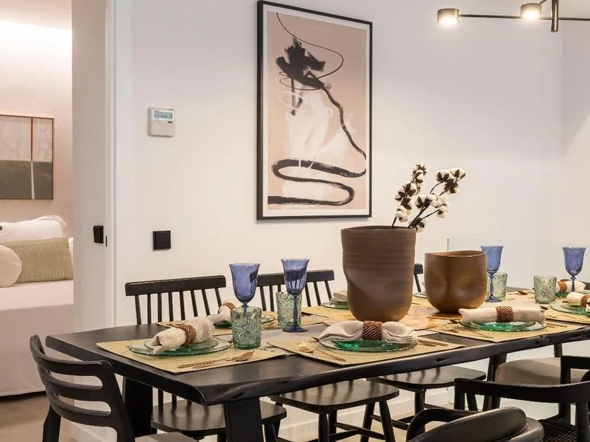 Sala da pranzo - Classical Townhouse with Private Pool in Madrid Centre