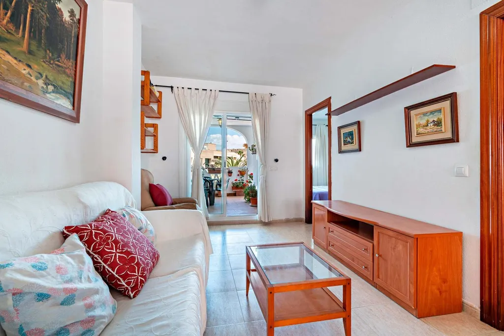 Living Room - Apartment with Pool and Terrace in Almerimar