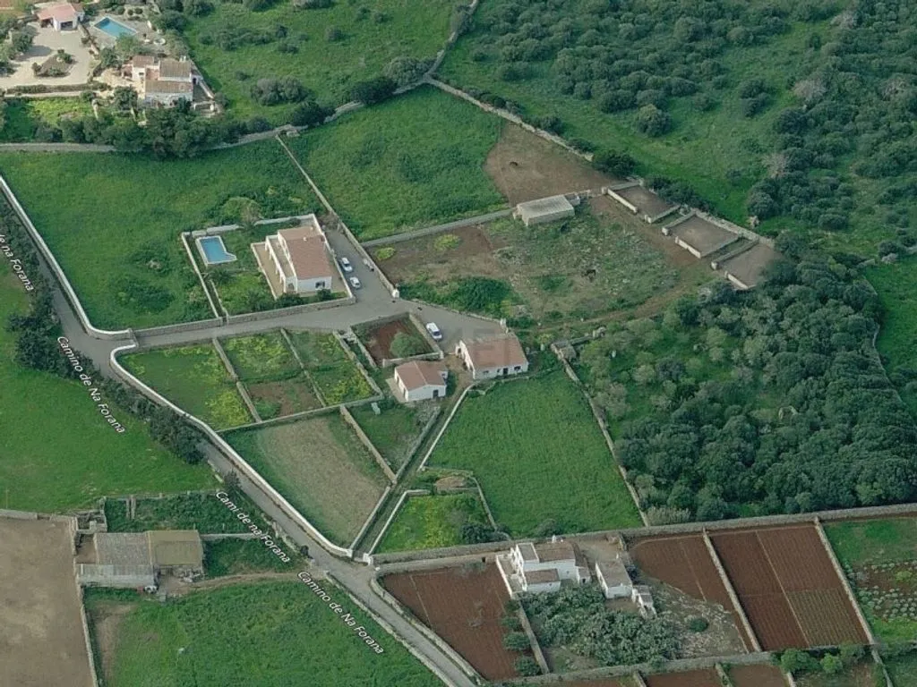 Aerial - Luxury Farmhouse with Pool near Mahon