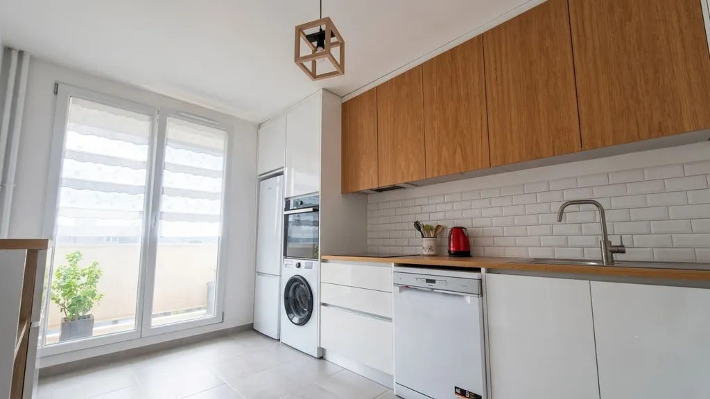 Cuisine - Appartement avec balcon à Neuilly-sur-Marne