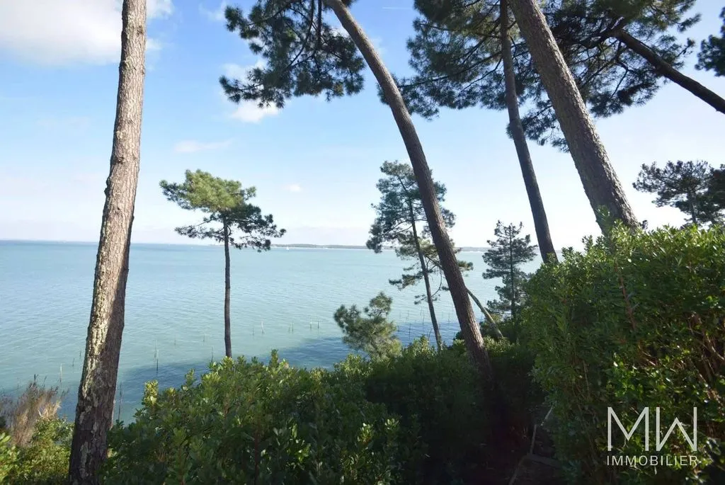 Jardin - Villa en Bois avec Vue Mer à Lège-Cap-Ferret