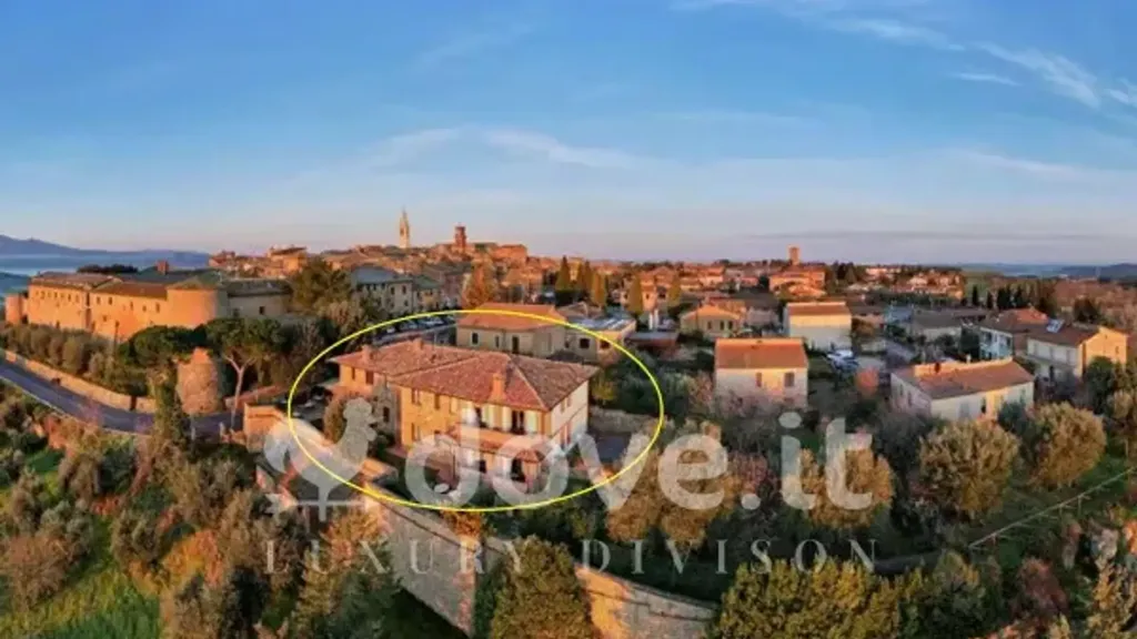 Õhuvaade - Hotel with Panoramic View in Pienza