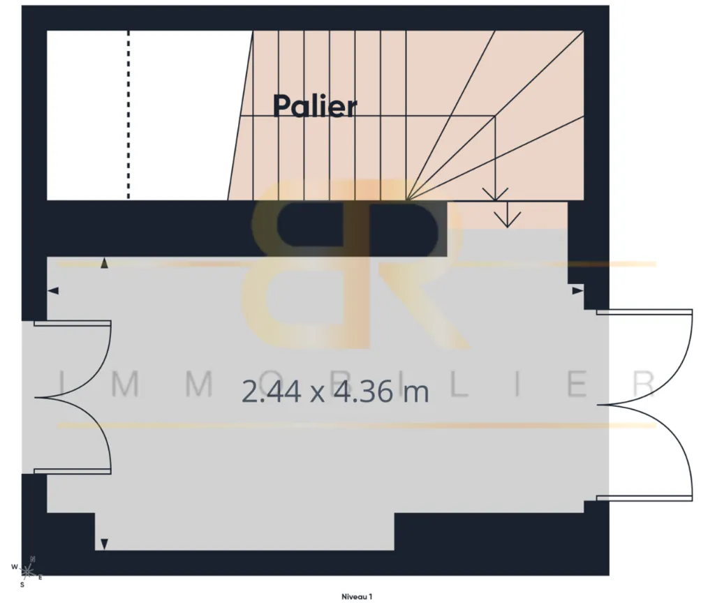 Planimetria - Studio Recording Space near Batignolles Park