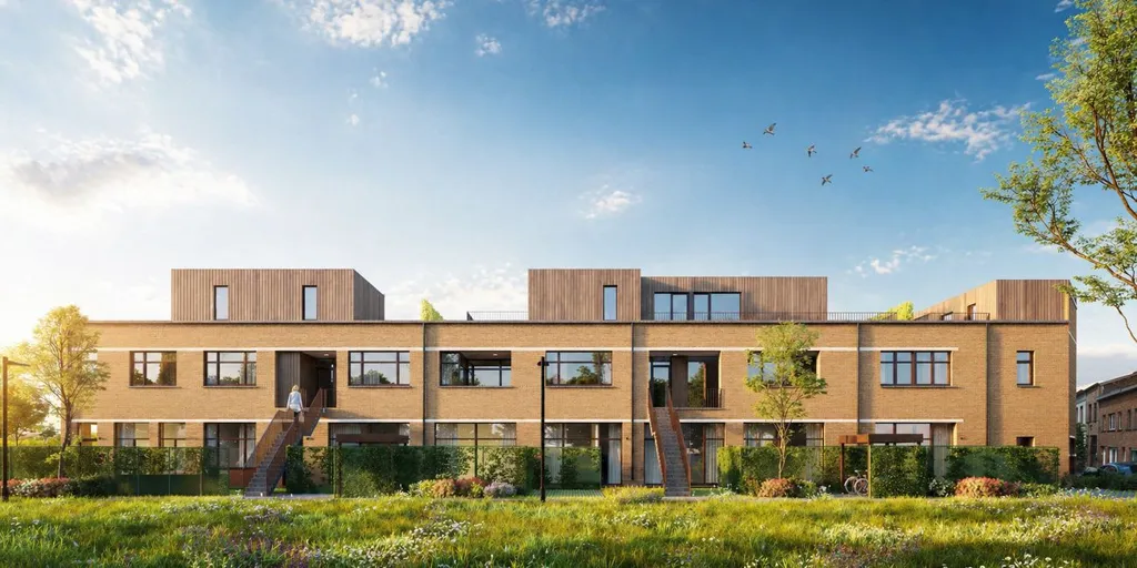 Extérieur - Duplex Énergétique avec Terrasse à Eeklo