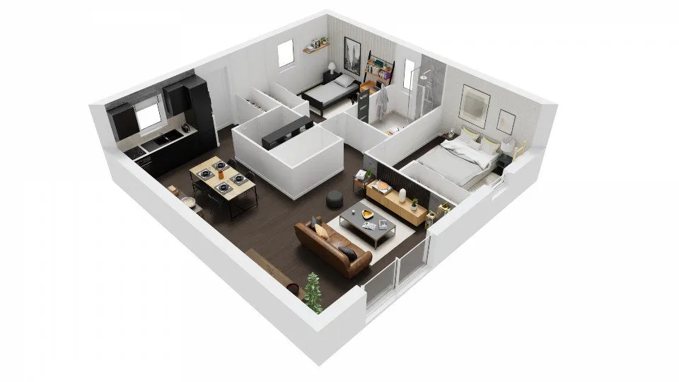 Plaan - New Timber Frame House with Garden in Baralle