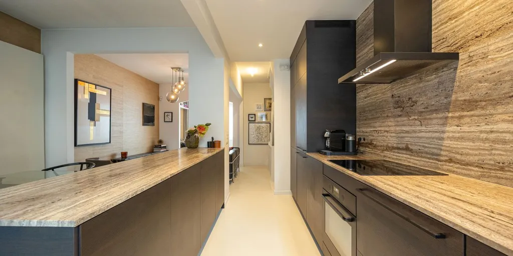 Cuisine - Duplex Contemporain avec Garage à Anvers