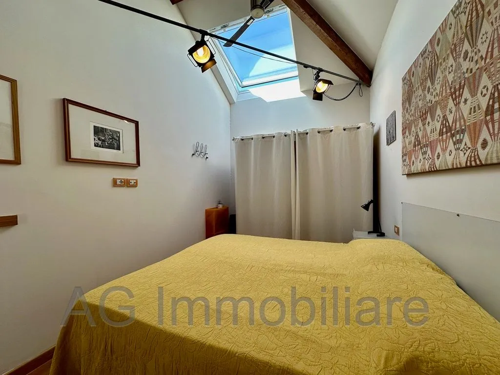 Bedrooms - Rear-Converted Attico with Balcony in Verbania