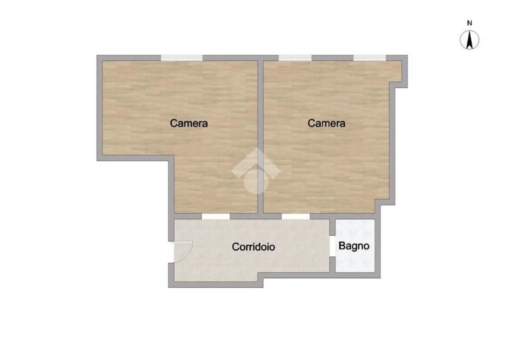 Plan - Studio Flat for Rent in Central Naples