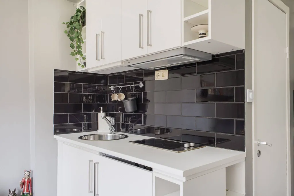 Cuisine - Studio Flat with Balcony in Enköping