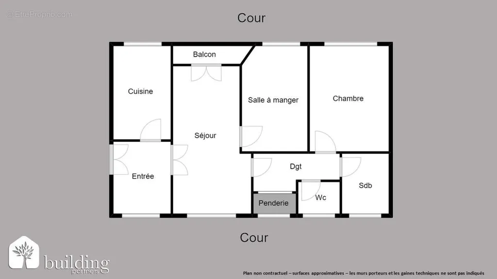 Plaan - 3-Bed Apartment with Balcony in Paris 17e