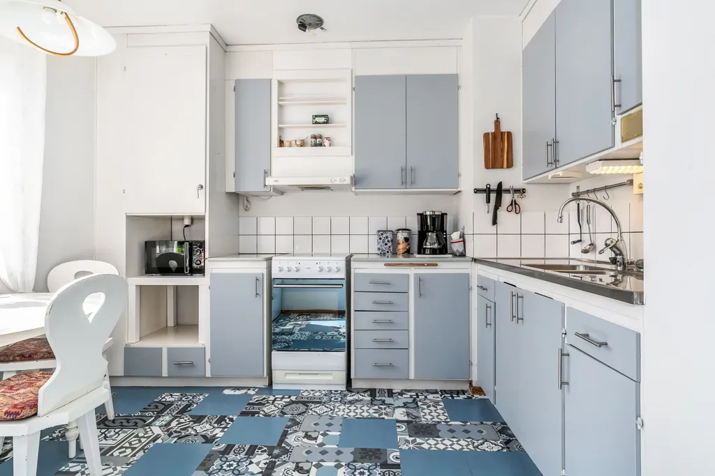 Köök - One-Bedroom Flat with Balcony in Herrhagen