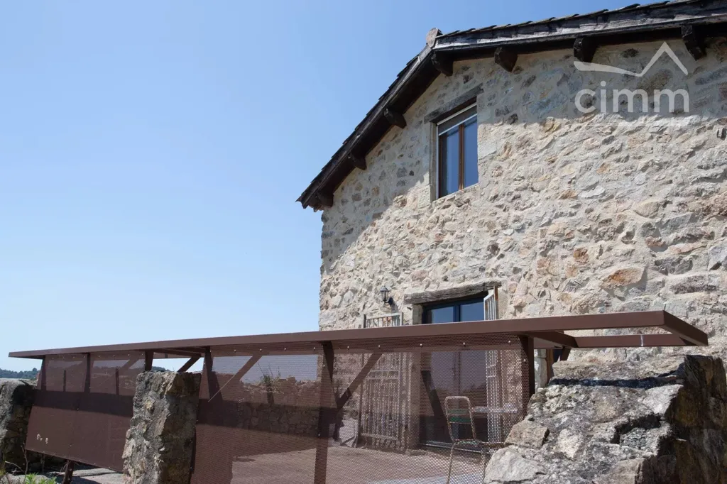 Extérieur - Maison en pierre avec vue panoramique à Saint-Andéol-de-Vals