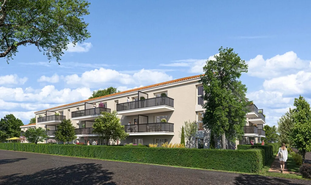 Contemporary Apartments with Balconies in Challans