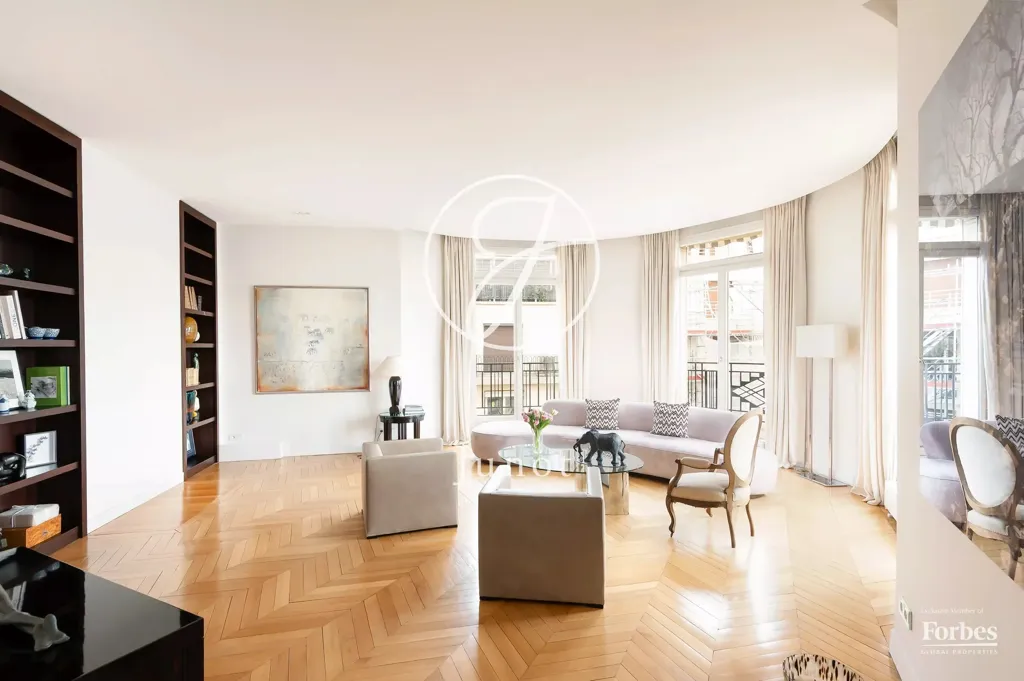 Séjour - Appartement Duplex avec Terrasses à Paris 16e
