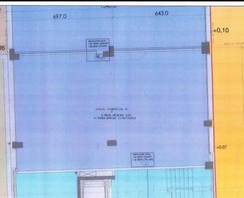 Plan - Commercial Space for Development in Zabalgana, Vitoria-Gasteiz