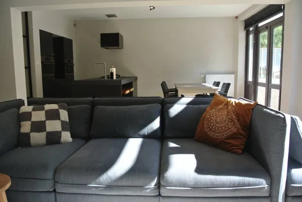 Living Room - 2-Bedroom Apartment with Park View in Den Haag