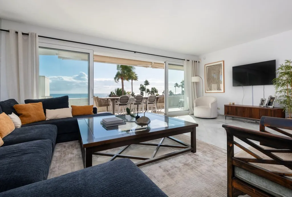 Séjour - Duplex Penthouse with Sea Views in Puerto Banús
