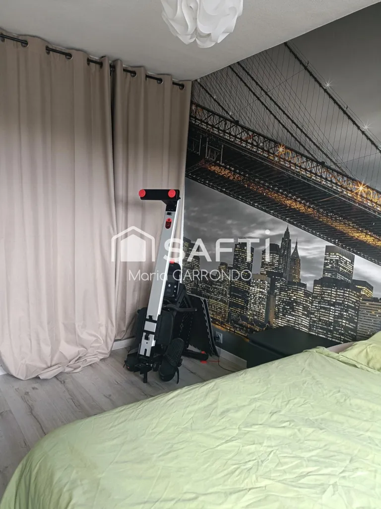 Chambres - Appartement 4 Pièces avec Parking à Saint-Saulve
