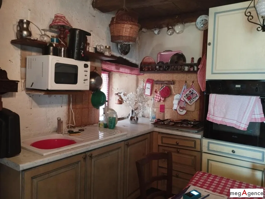 Köök - Traditional Stone House in Barre-des-Cévennes
