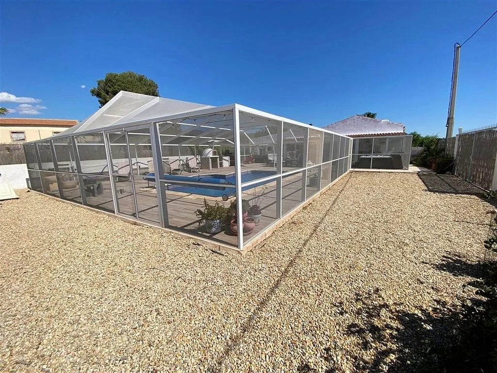 Piscine - Modern Chalet with Pool and Terrace in Huércal-Overa