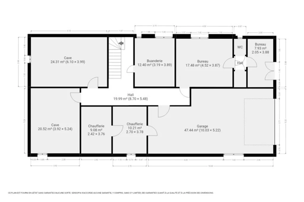 Plan - Villa Familiale avec Terrasse au Sud à Dinant