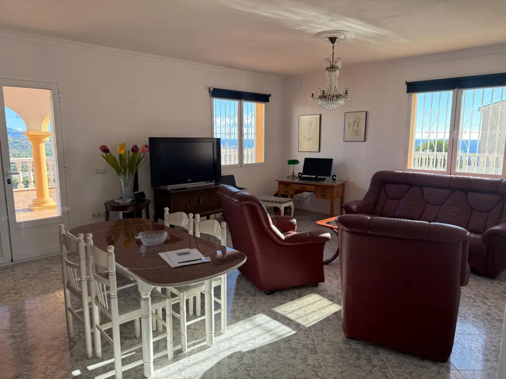 Living Room - Luxury Villa with Sea Views in Calpe