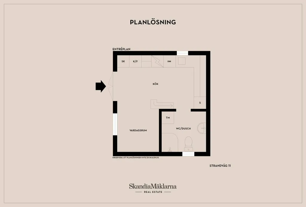 Plan - Architectural Villa with Lake View in Järnevid