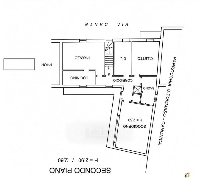 Plaan - Three-Bedroom Apartment in Canelli