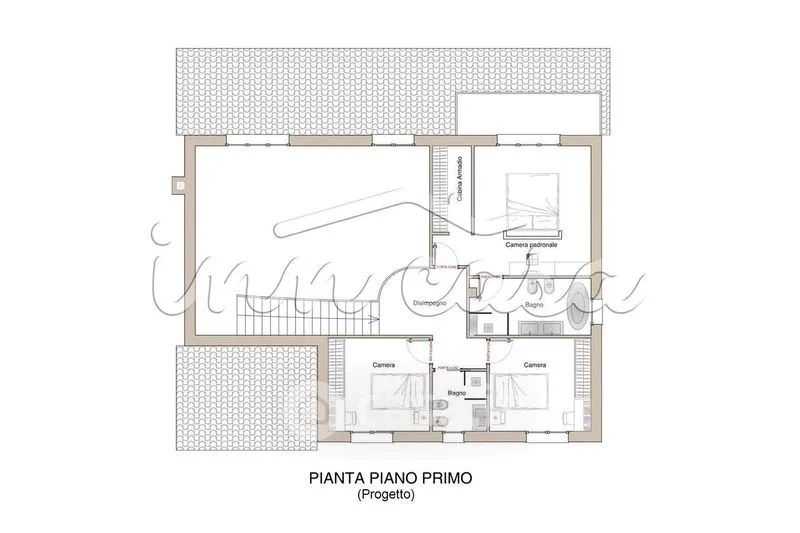 Plan - Rustic Casale with Panoramic Sea View in Saludecio