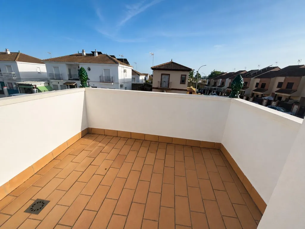Terrass - Corner Chalet with Terrace in Pilas