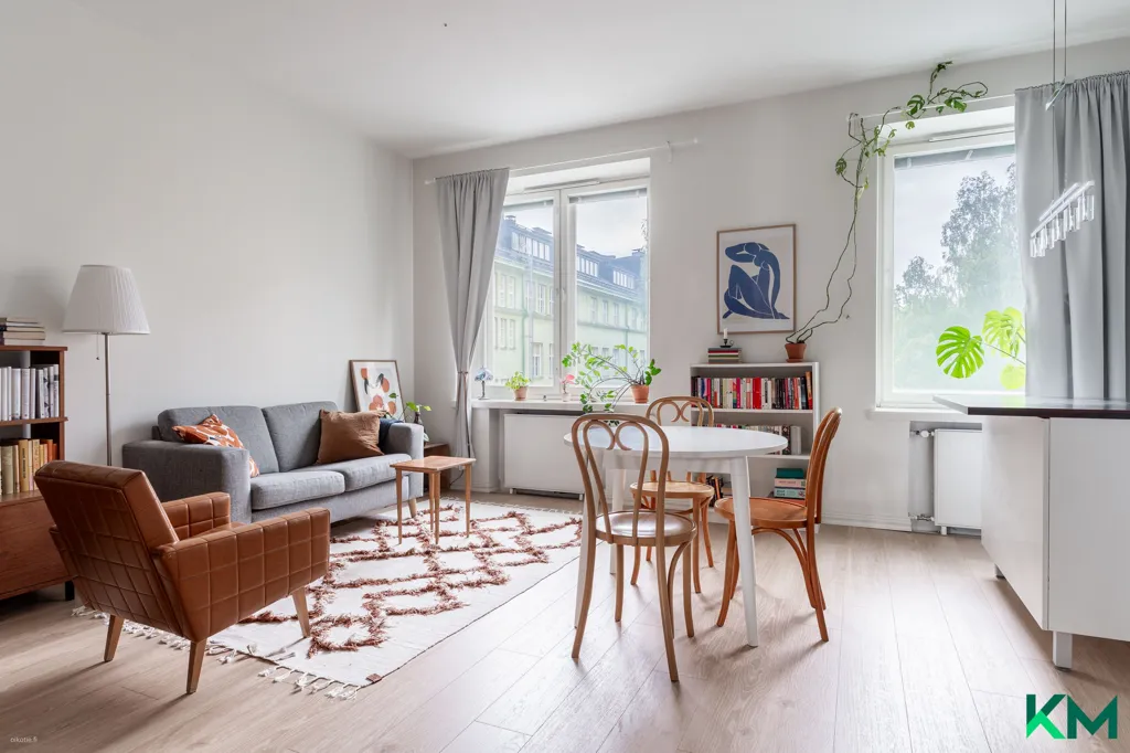 Soggiorno - Modern Flat with Garden View in Taka-Töölö