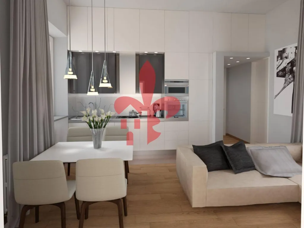 Séjour - Fully Rented 5-Room Apartment in Florence