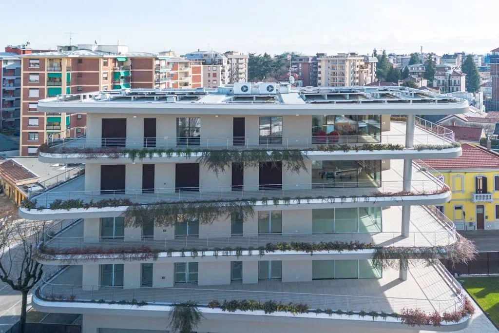 Aerial - Luxury Flat with Terrace in Busto Arsizio