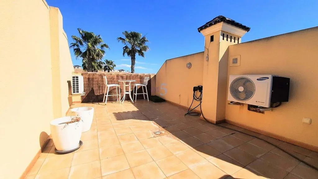 Terrasse - Semi-detached House with Pool in Lomas de Cabo Roig