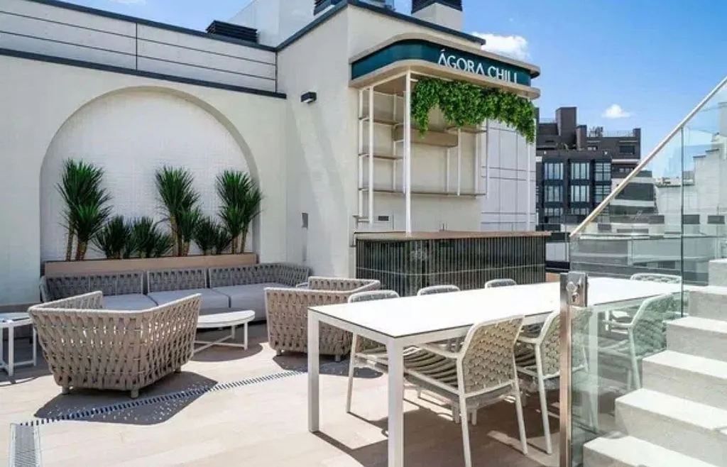 Terrasse - Apartment with Pool and Terrace in Madrid Rio