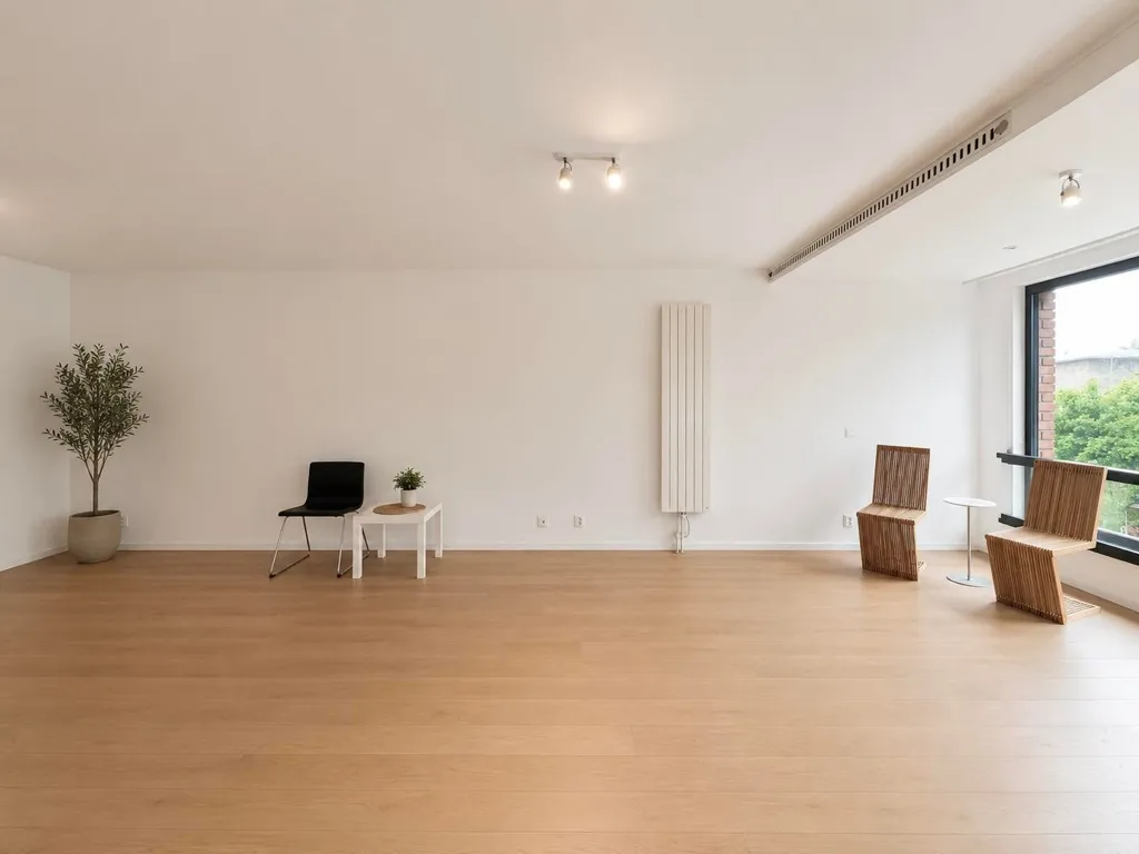 Living Room - Furnished Apartment with Balcony in Amsterdam