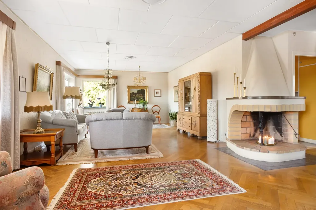 Séjour - Disponent Villa with Lake View in Lindesberg