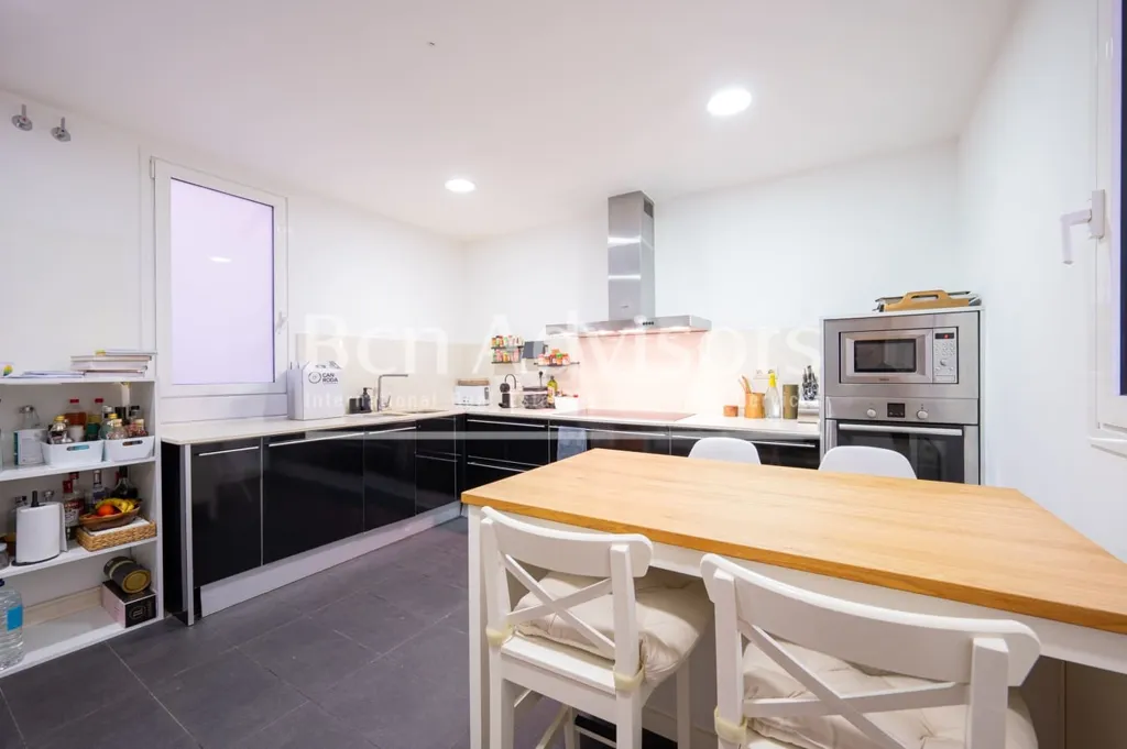 Köök - Renovated Apartment with Balcony in Dreta de l'Eixample