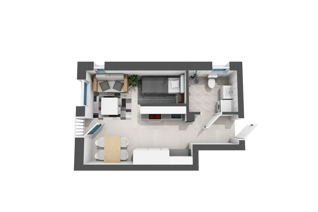 Plan - Modern Studio Flat in Klaukkala, Nurmijärvi