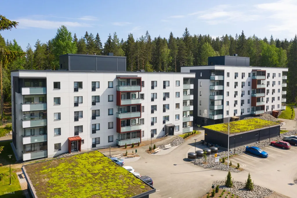 Vue aérienne - Flat with Private Sauna in Kangasvuori