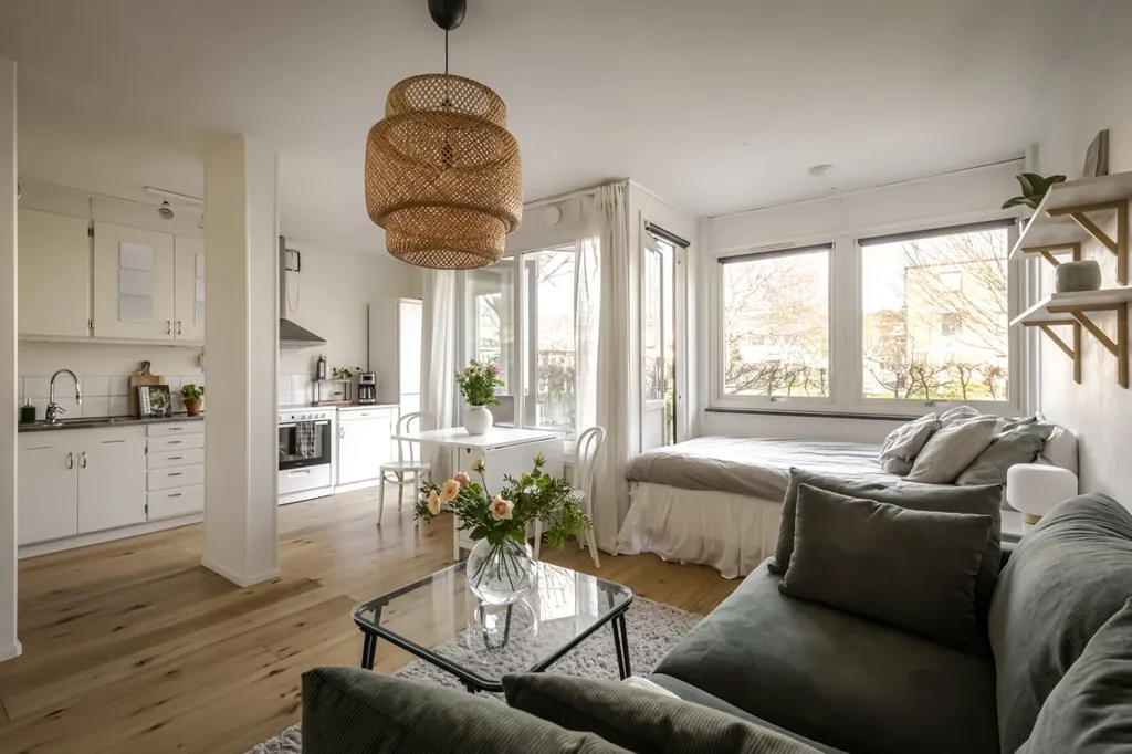 Séjour - Efficient Apartment with Private Terrace in Göteborg