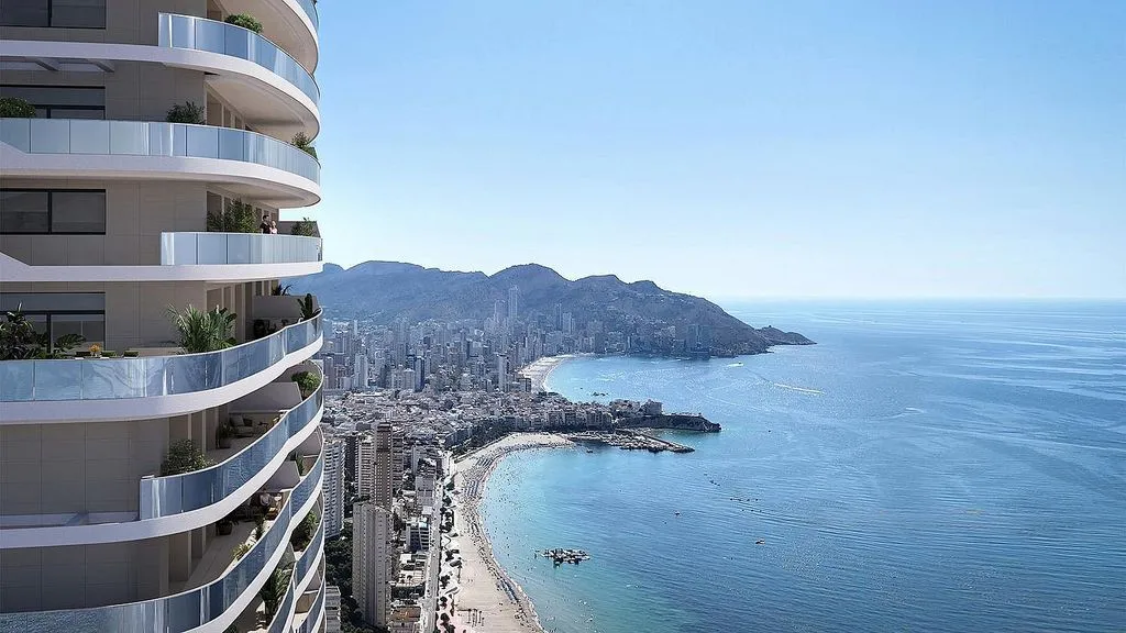 Balcony - Apartment with Pool in Playa de Poniente, Benidorm