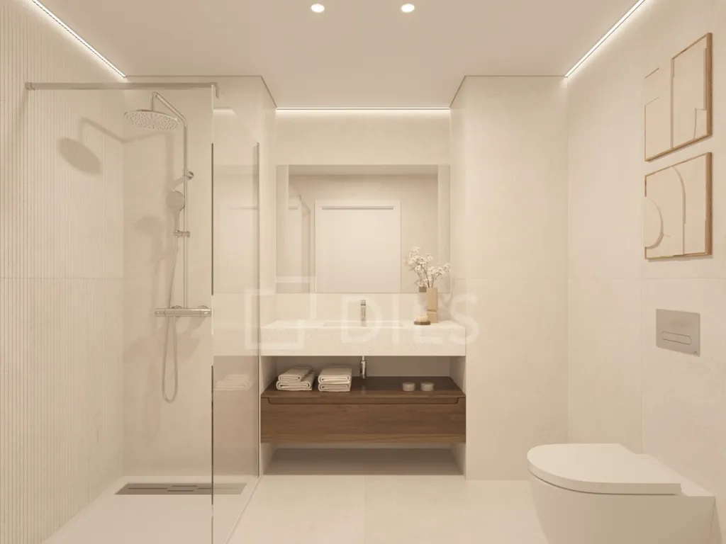 Salles de bain - T1 Apartment with River View in Parque das Nações