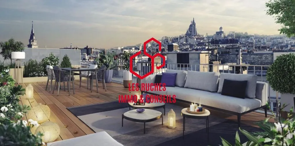 Terrace - Luxury Duplex with Large Terrace in Paris