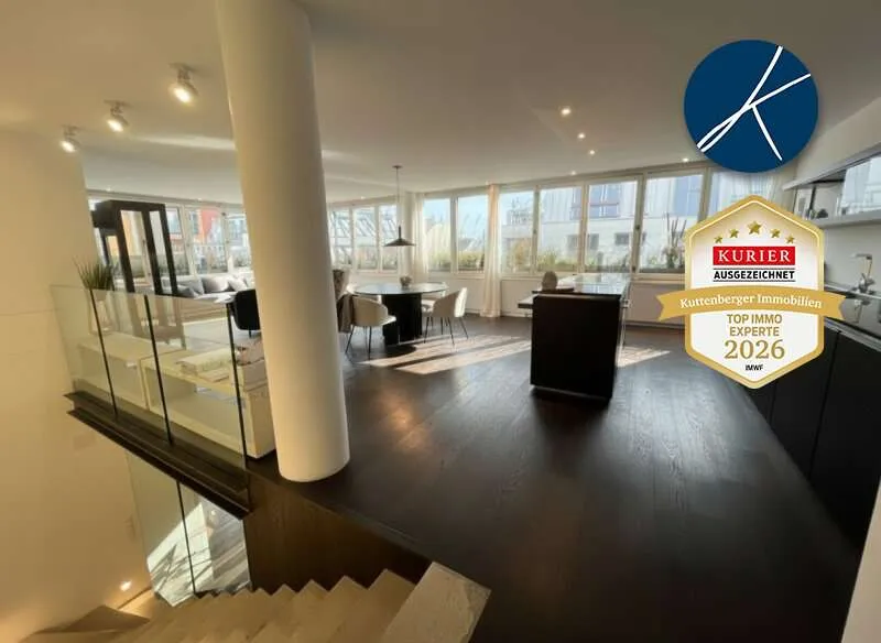 Séjour - Penthouse with New-York-Style in Vienna